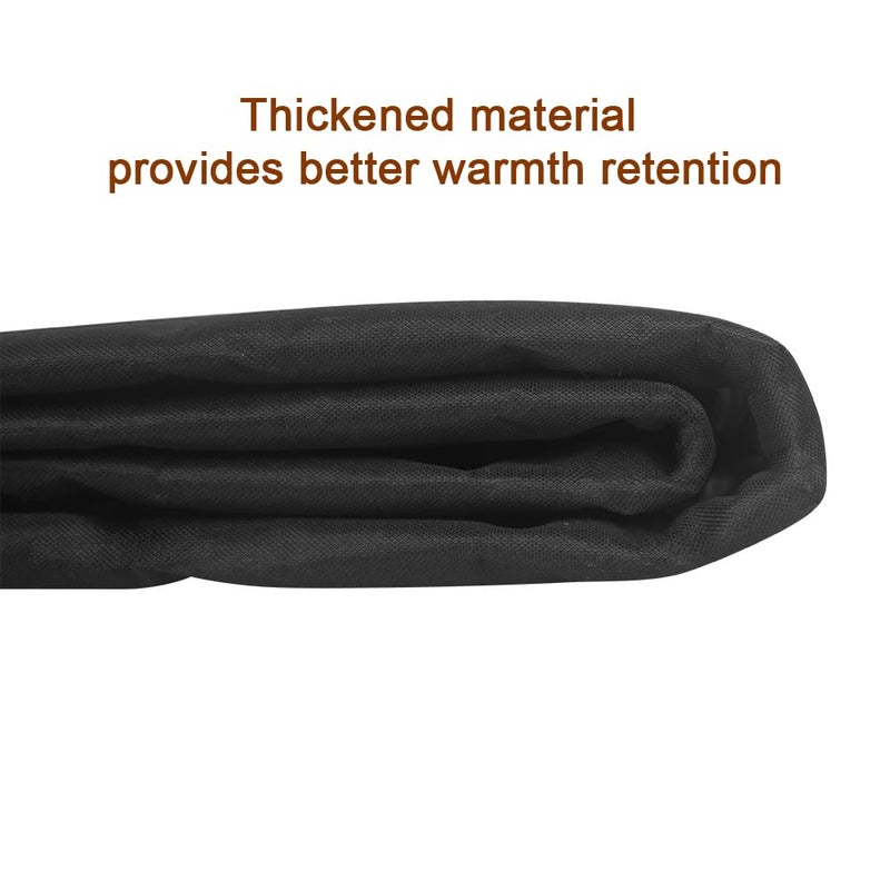 witbee 2 Pcs Winter Bee Hive Wrap for 10 and 8 Frame Beehives Thickened Beehive Wrap for Winter Beehive Insulation Wrap Cozy Windproof Warm Bee Hive Winter Protection Cover Waterproof, Adjustable 81" x 26" - Image 2